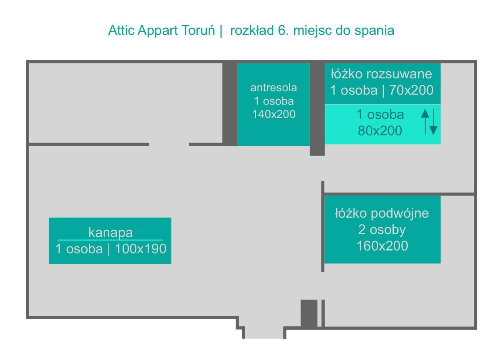 Attic Appart Torun Luaran gambar